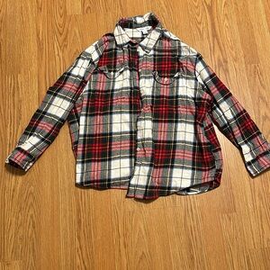Old Navy The Boyfriend Shirt Flannel